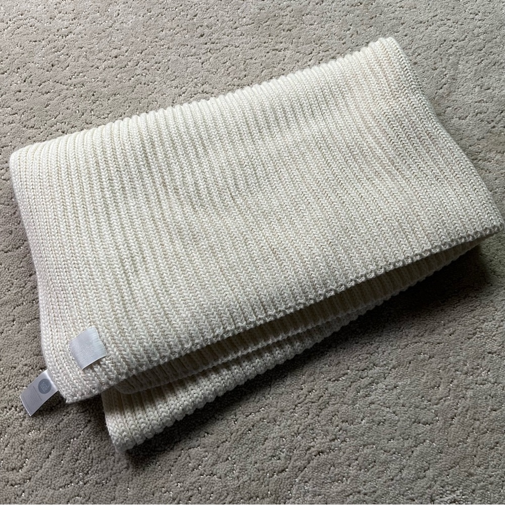 Love Your Melon Baby Blanket Knit Cream